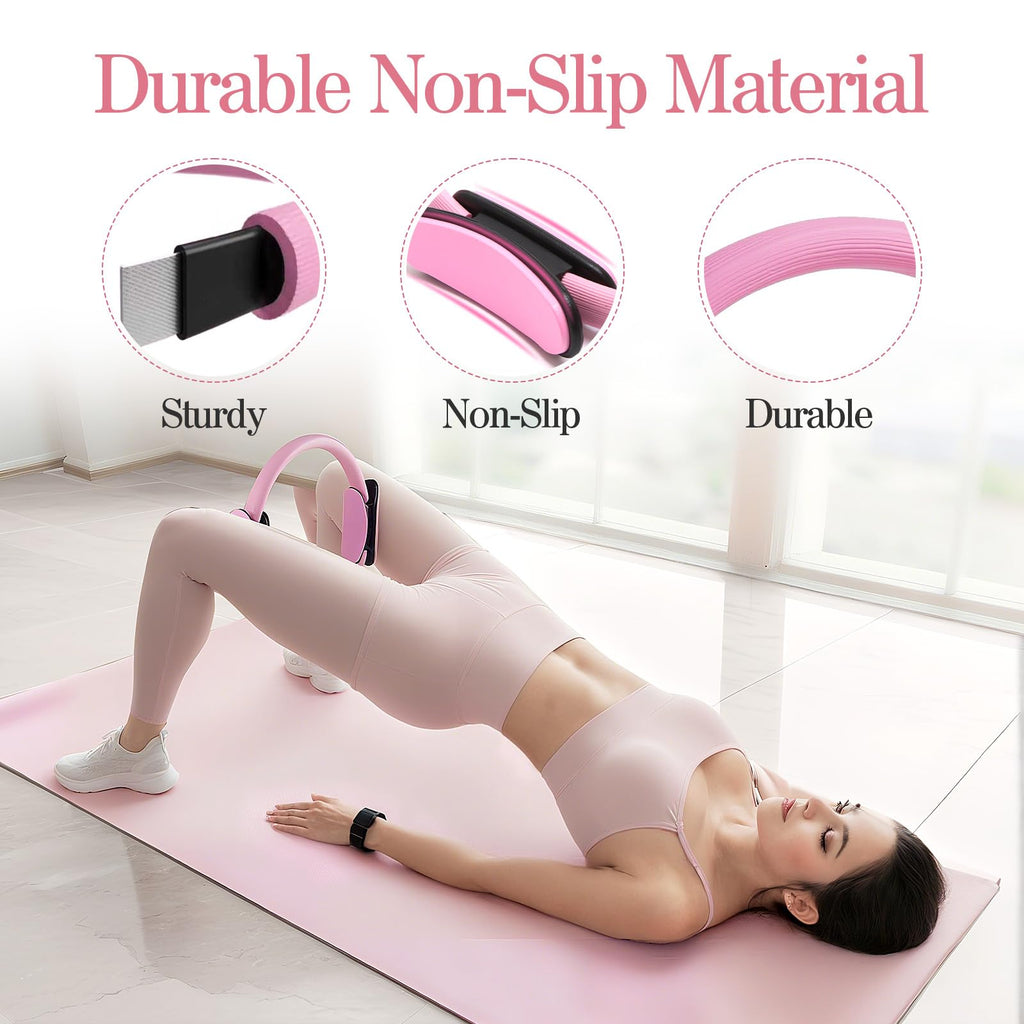 Achieve full-body toning, strength, and flexibility anywhere with the Home Pilates Kit—durable, all-in-one, non-slip, and portable, perfect for beginners and advanced Pilates enthusiasts alike.