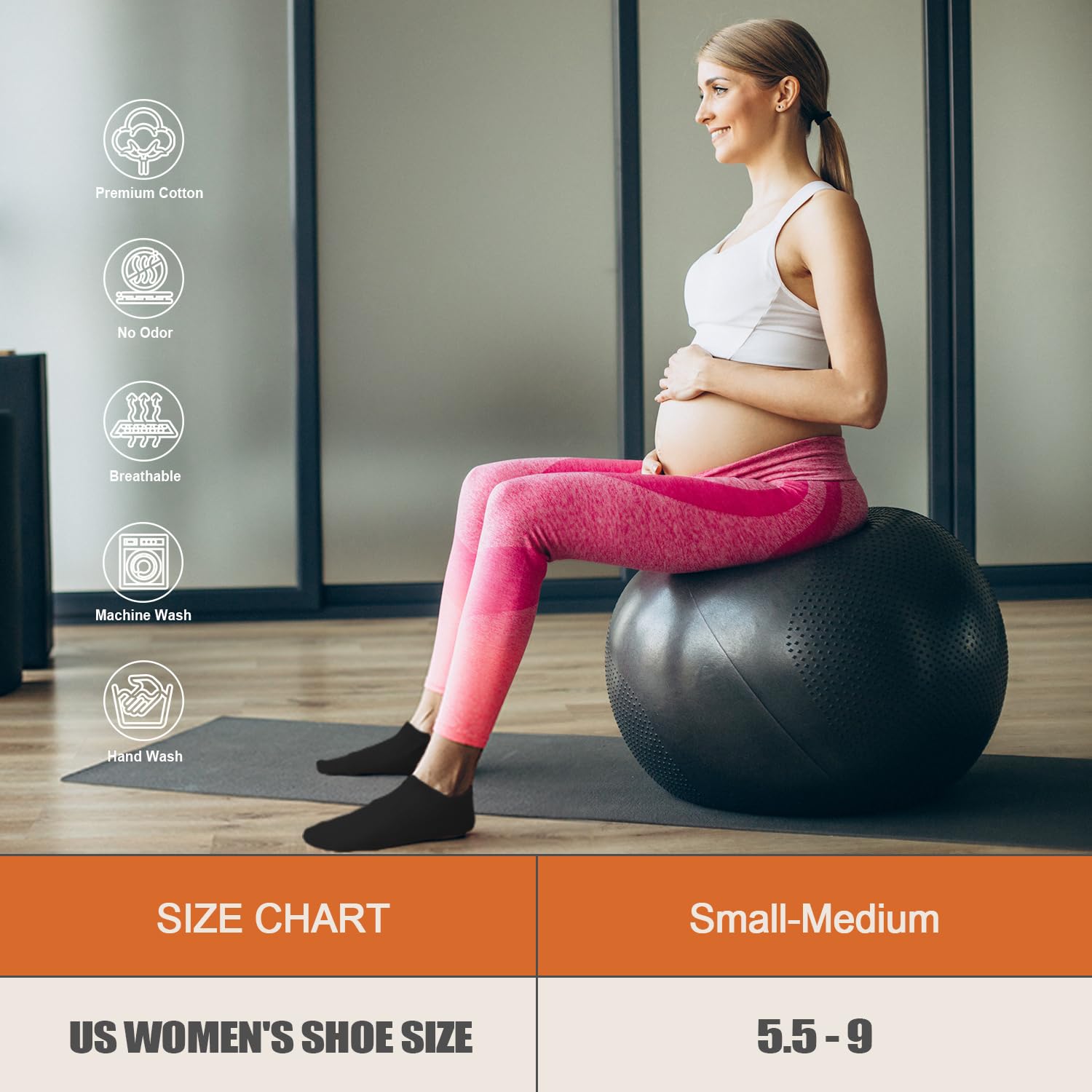 Stay safe, stable, and stylish with non-slip Pilates socks—breathable, cushioned, and perfect for yoga, barre, studio workouts, or home use. Comfort and grip in every step.