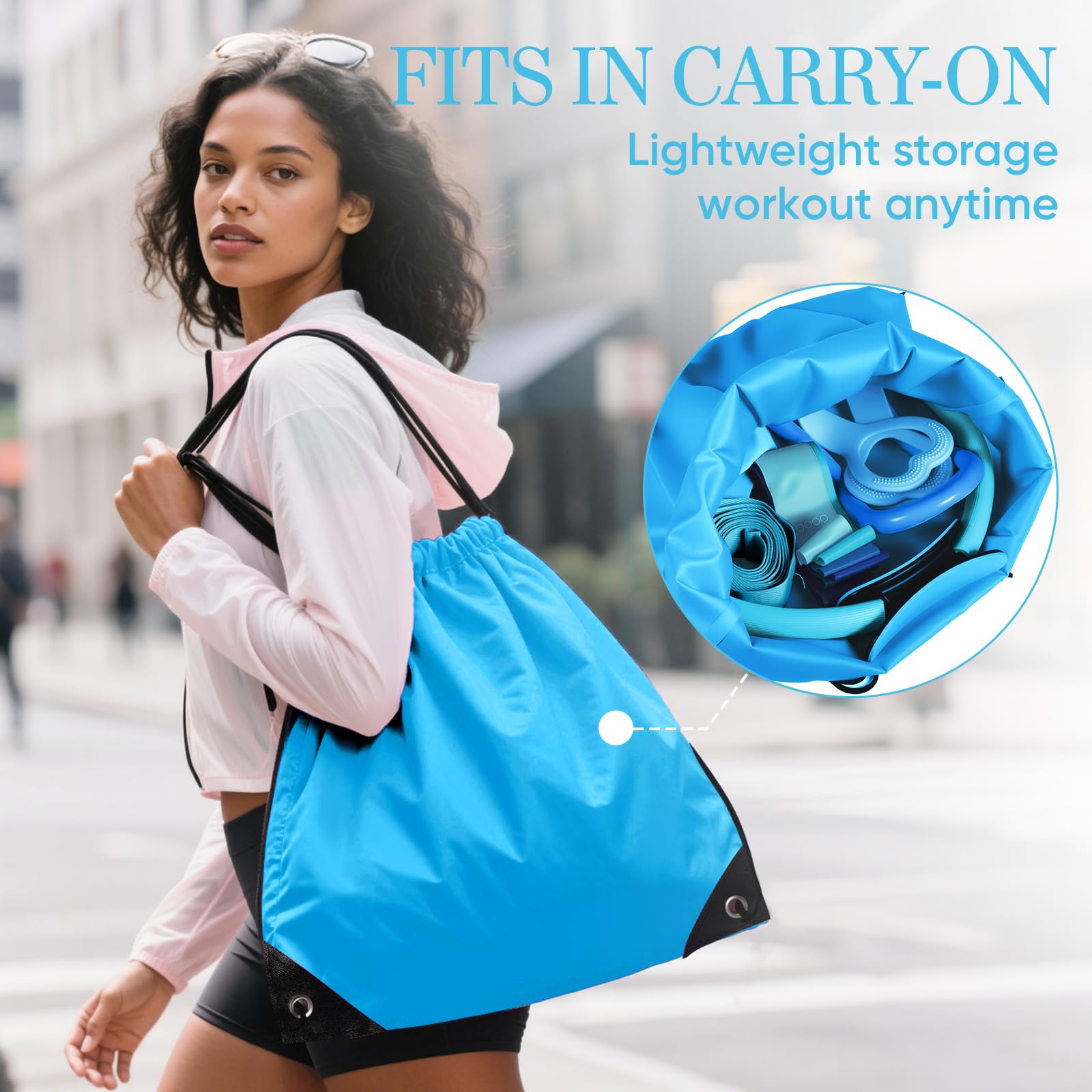 Achieve full-body toning, strength, and flexibility anywhere with the Home Pilates Kit—durable, all-in-one, non-slip, and portable, perfect for beginners and advanced Pilates enthusiasts alike.