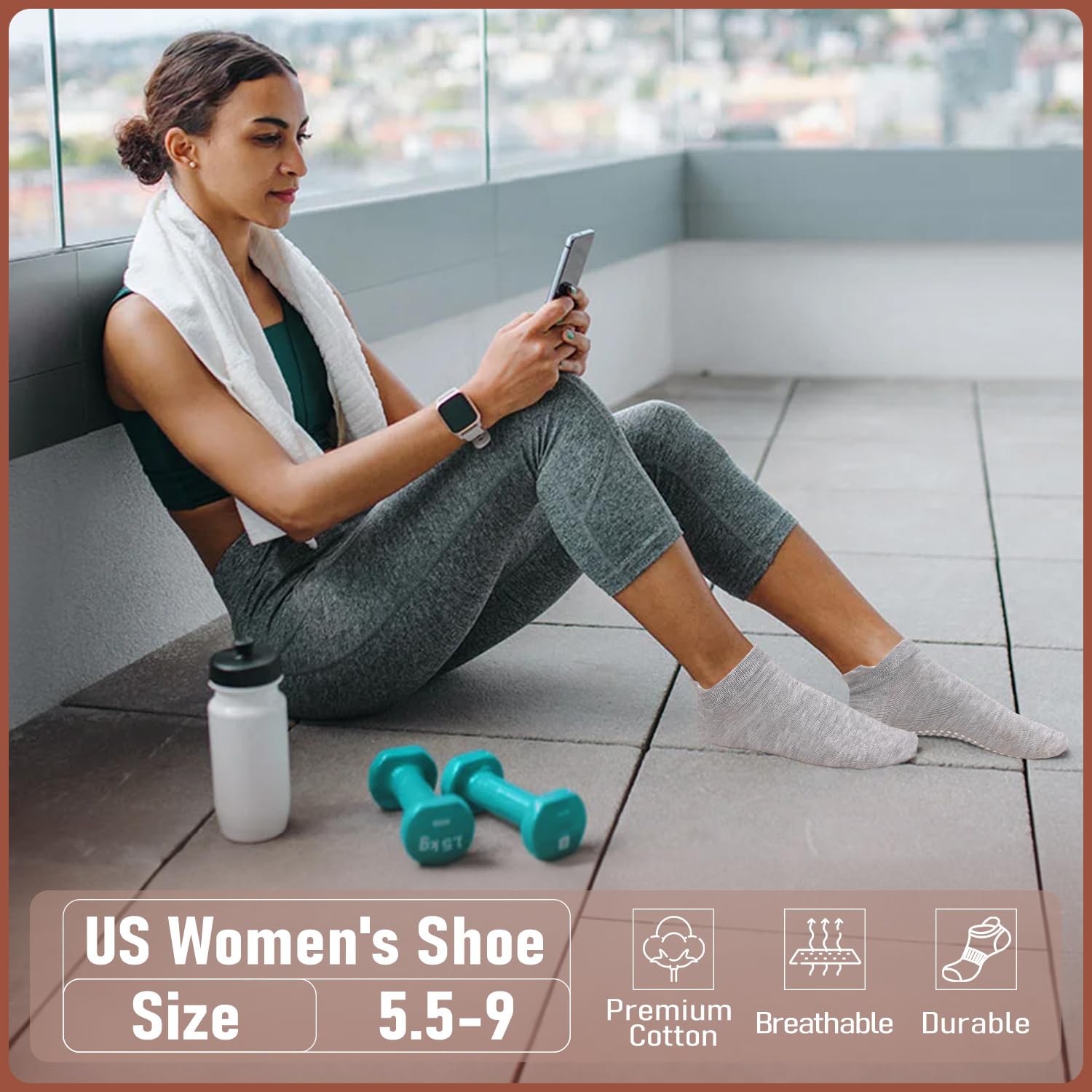 Stay safe, stable, and stylish with non-slip Pilates socks—breathable, cushioned, and perfect for yoga, barre, studio workouts, or home use. Comfort and grip in every step.