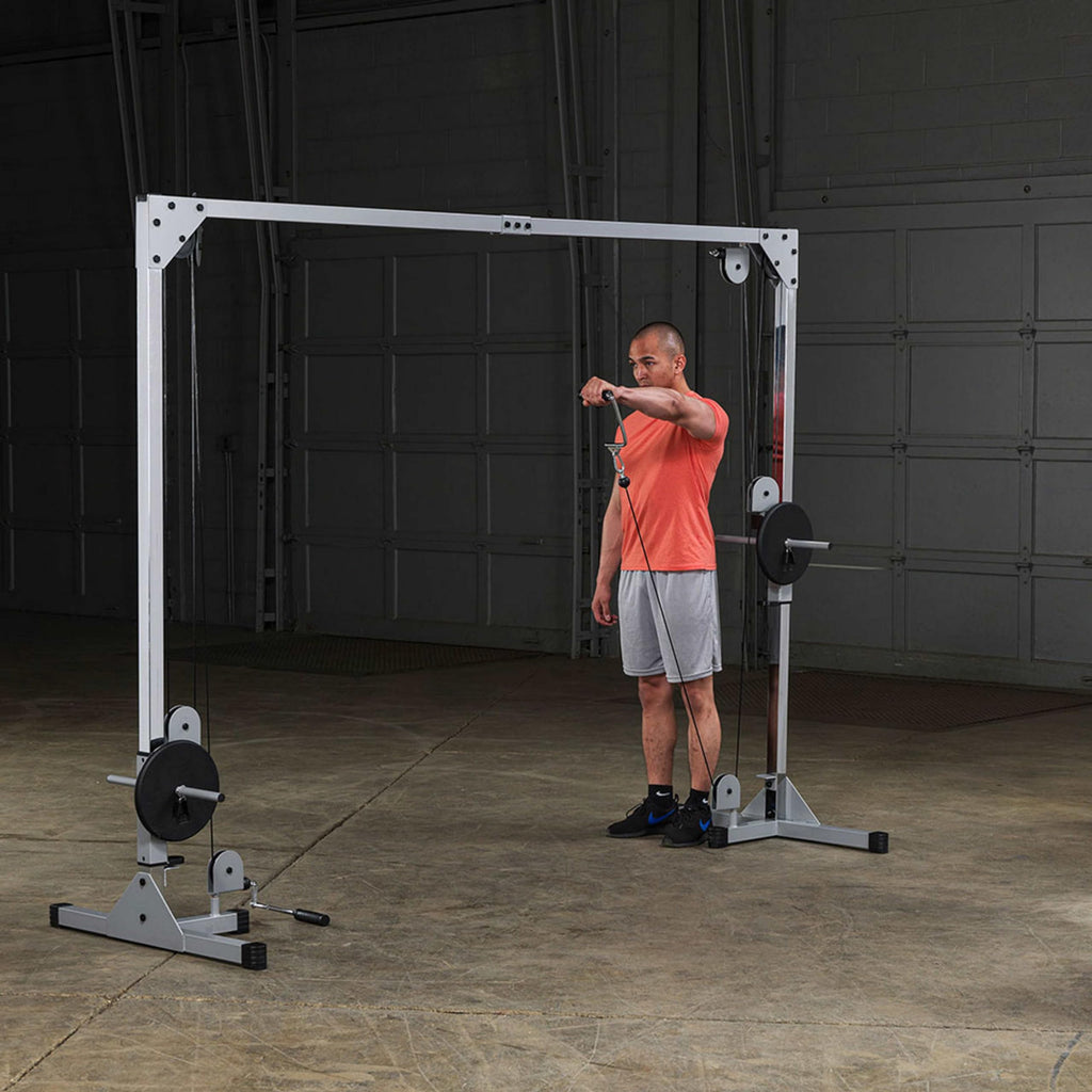Transform your home gym into a professional training space with Body-Solid’s cable crossover and BFFT10B home gym—versatile, durable, and smooth, offering full-body strength training with endless exercise options.