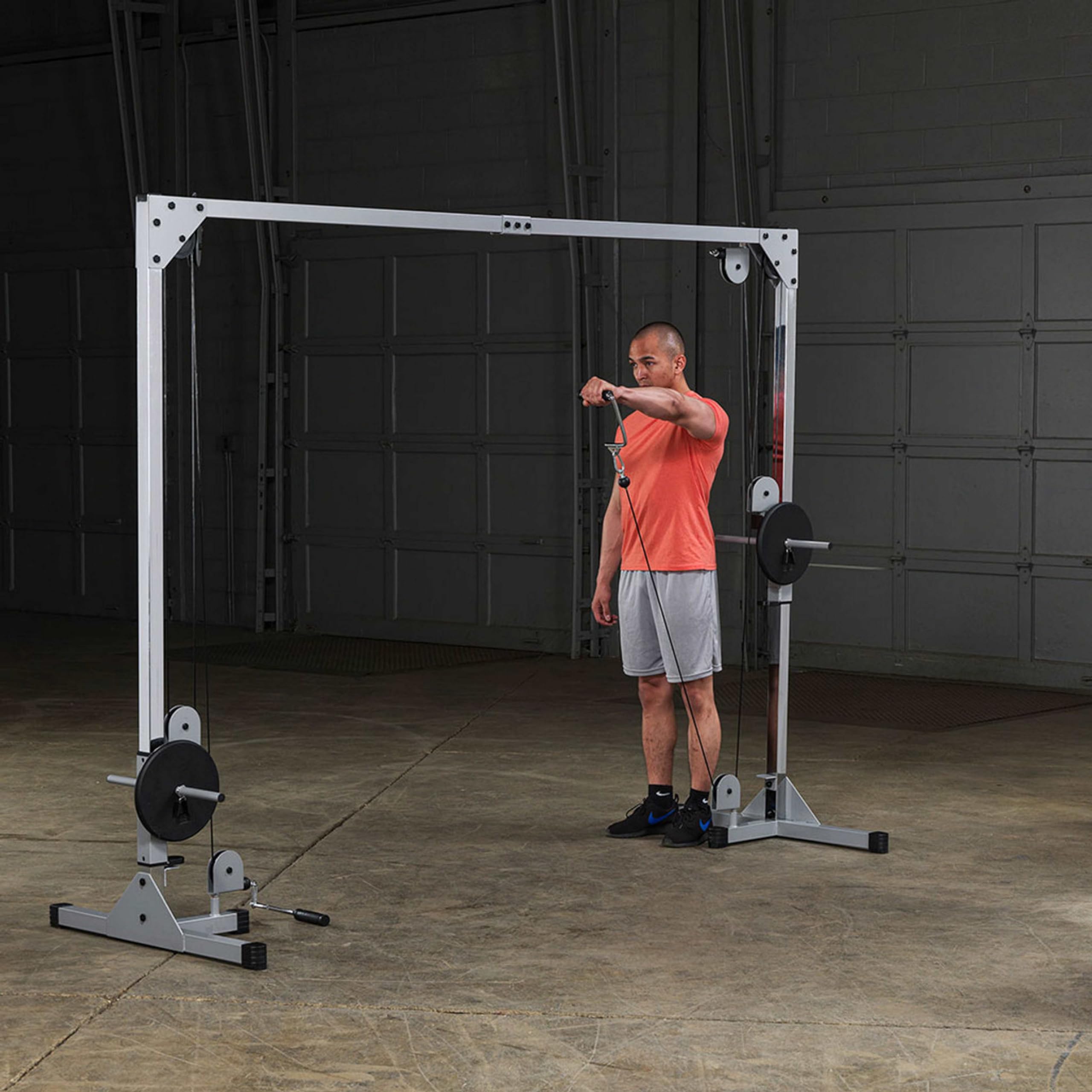 Transform your home gym into a professional training space with Body-Solid’s cable crossover and BFFT10B home gym—versatile, durable, and smooth, offering full-body strength training with endless exercise options.