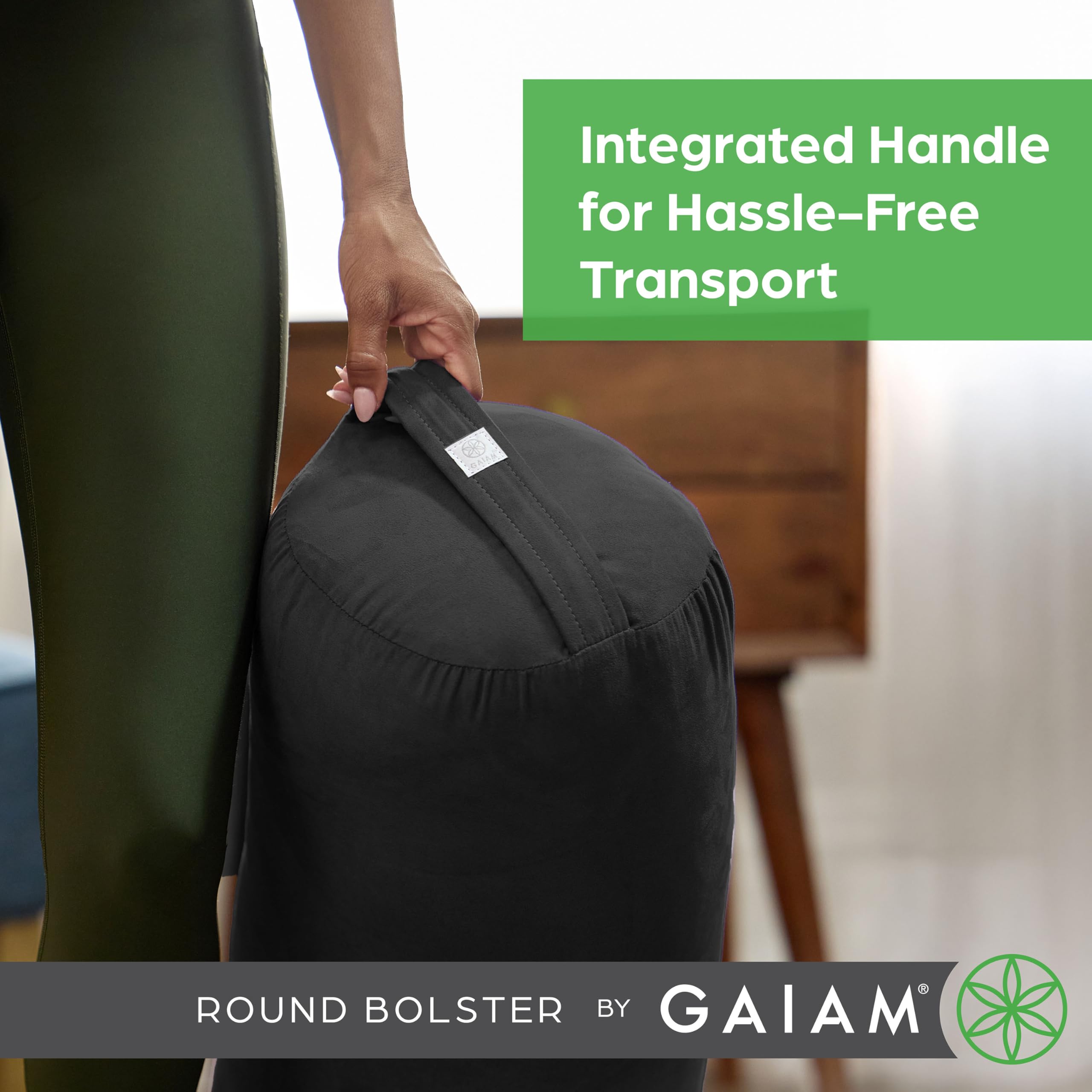 Support Your Practice Anywhere Enhance your yoga, meditation, or relaxation with this soft, natural-cotton bolster. Lightweight, portable, and machine-washable – comfort goes wherever you go!