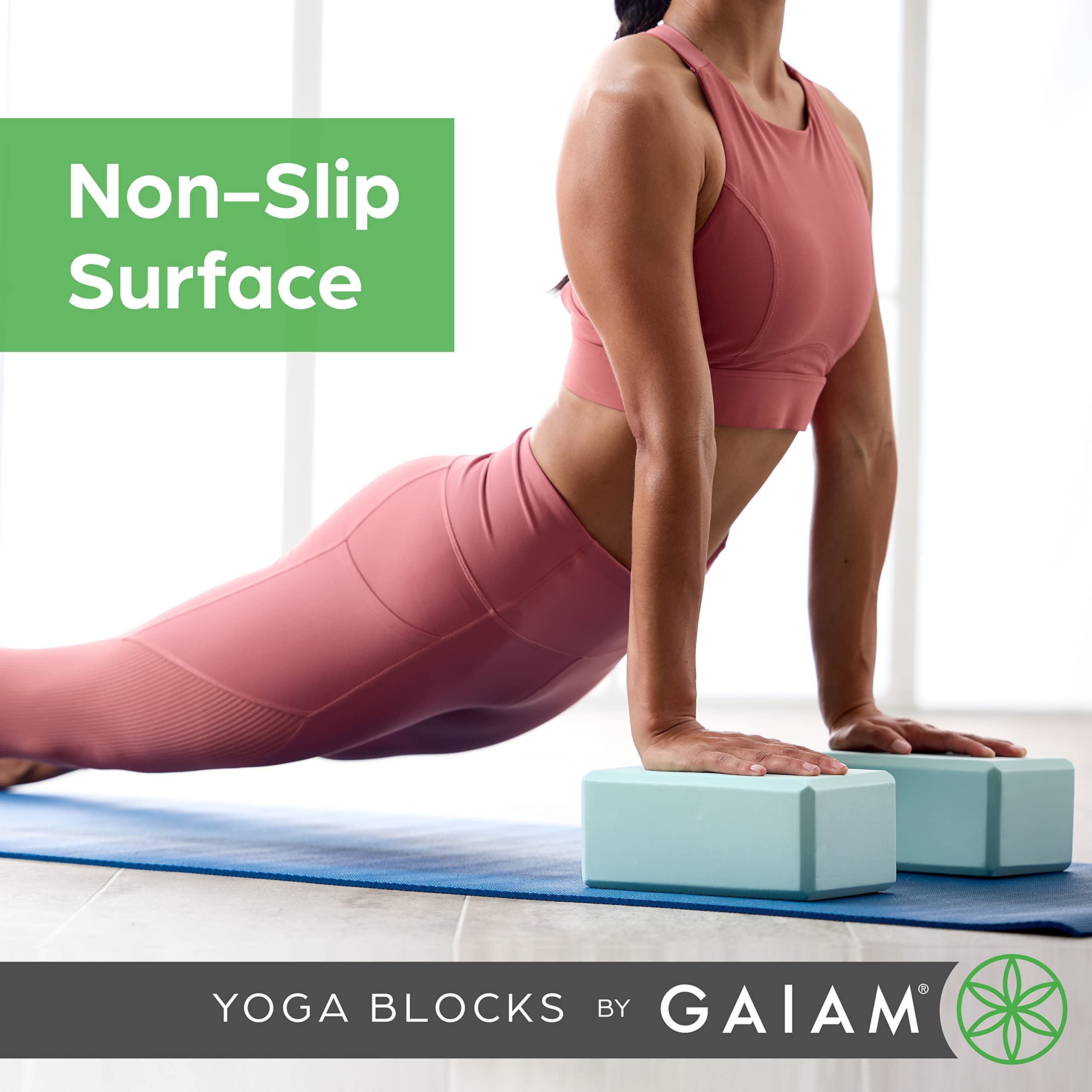 nhance stability, balance, and flexibility with the Gaiam Yoga Block & Strap Combo – durable, non-slip foam block and cotton strap help deepen stretches and safely modify poses for all skill levels.