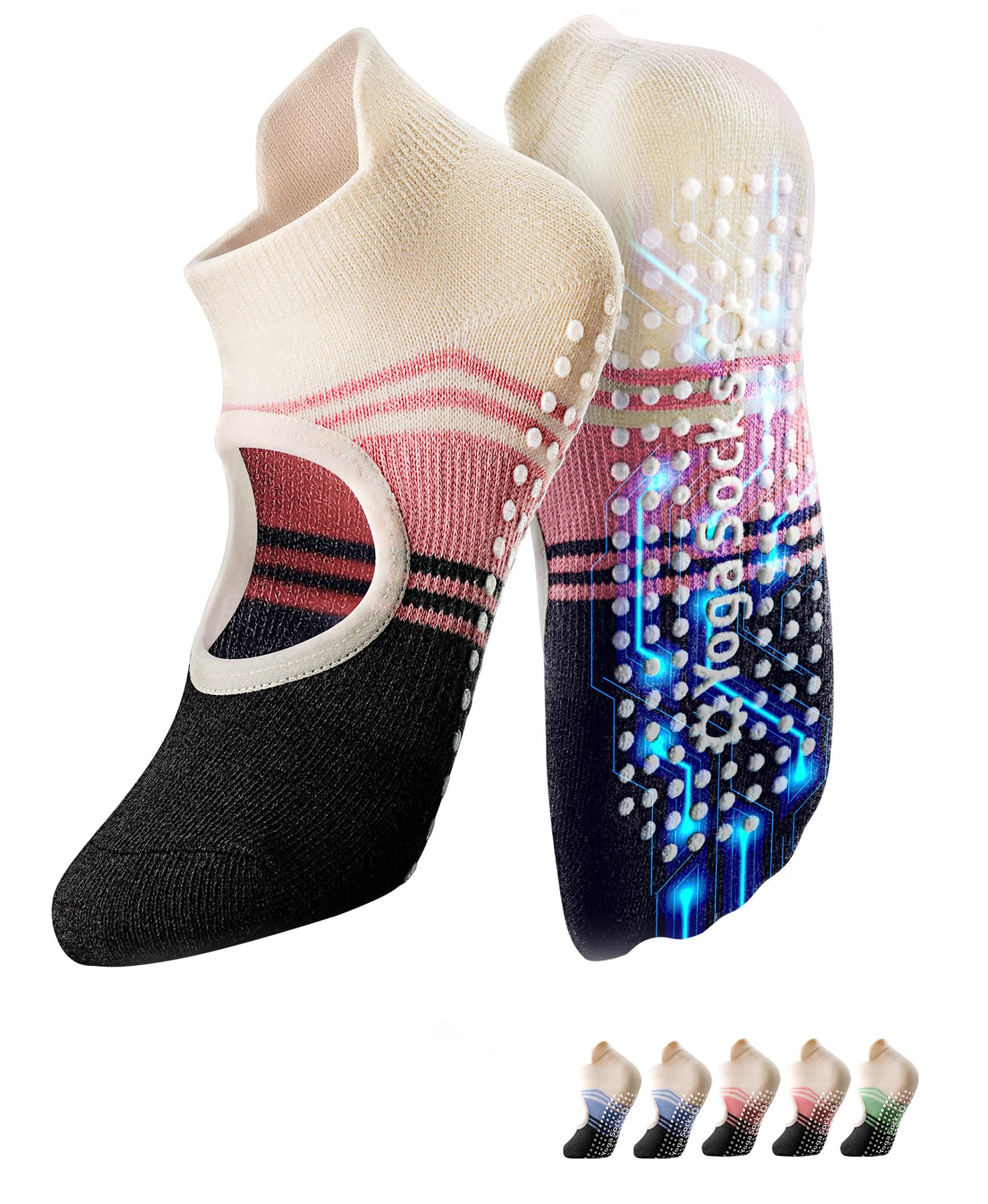 Train with confidence and comfort—these non-slip Pilates yoga socks deliver secure grip, breathable support, and stylish design for every workout, from barre to yoga and beyond.