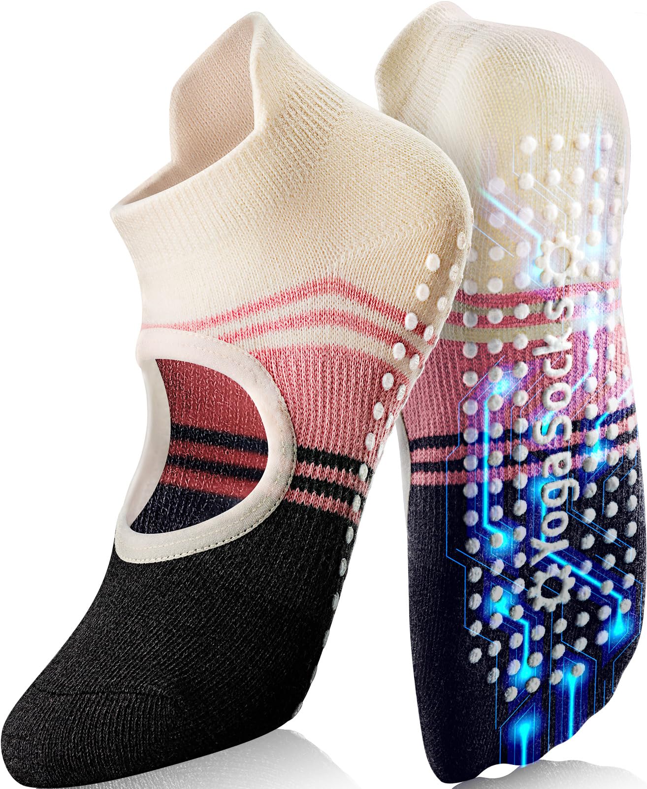 Train with confidence and comfort—these non-slip Pilates yoga socks deliver secure grip, breathable support, and stylish design for every workout, from barre to yoga and beyond.
