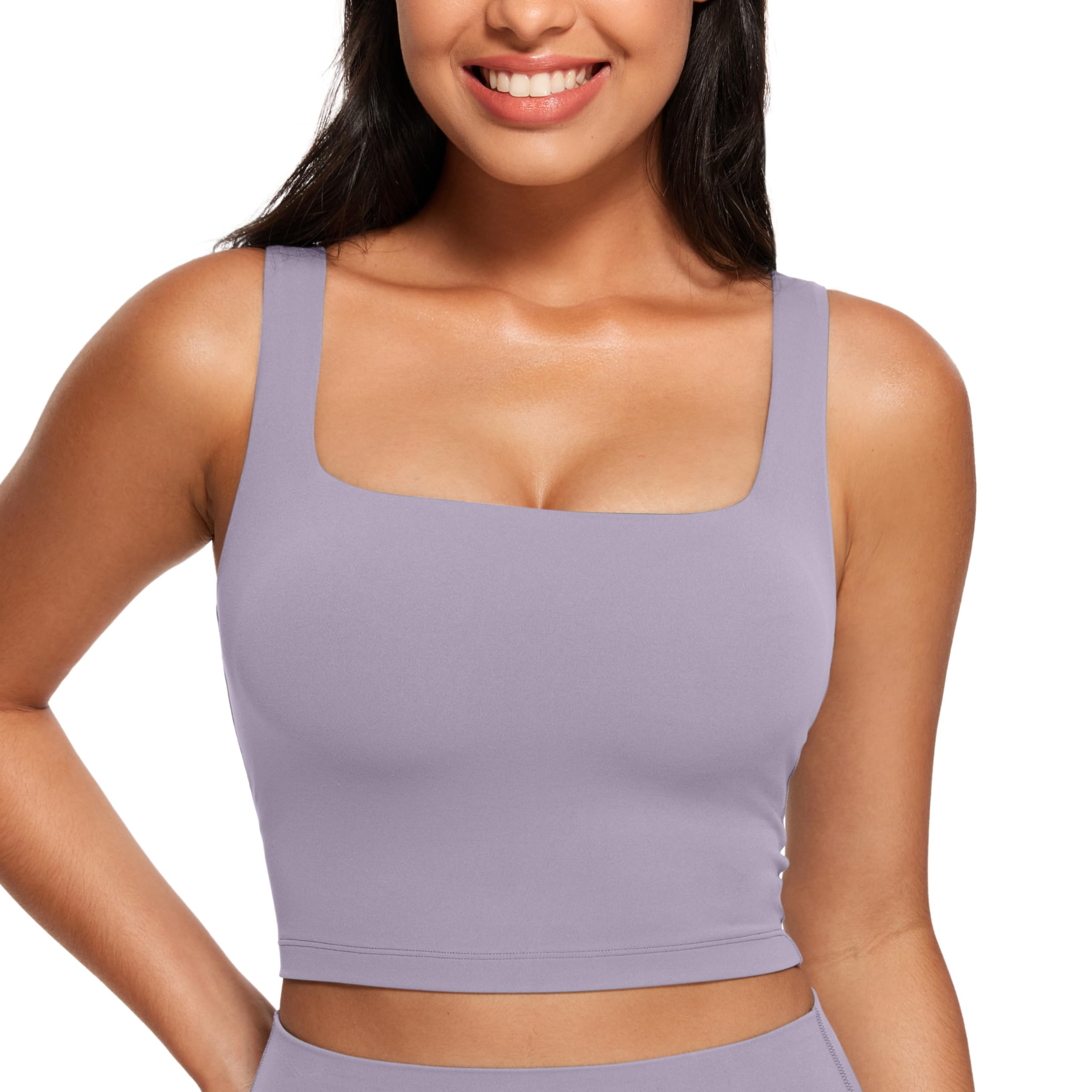 Elevate your every move with ultra-soft, sculpting comfort. This chic longline sports bra delivers light support, luxury stretch, and a flattering fit that pairs perfectly with any active lifestyle.