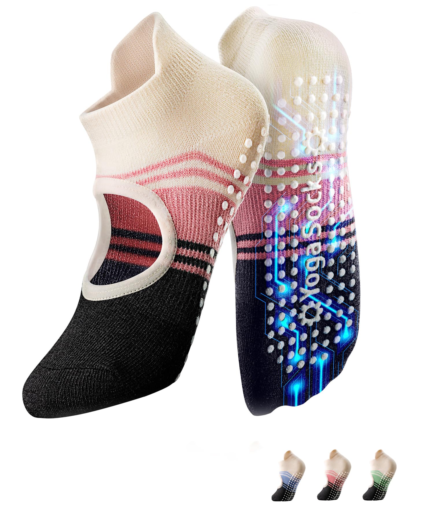 Train with confidence and comfort—these non-slip Pilates yoga socks deliver secure grip, breathable support, and stylish design for every workout, from barre to yoga and beyond.