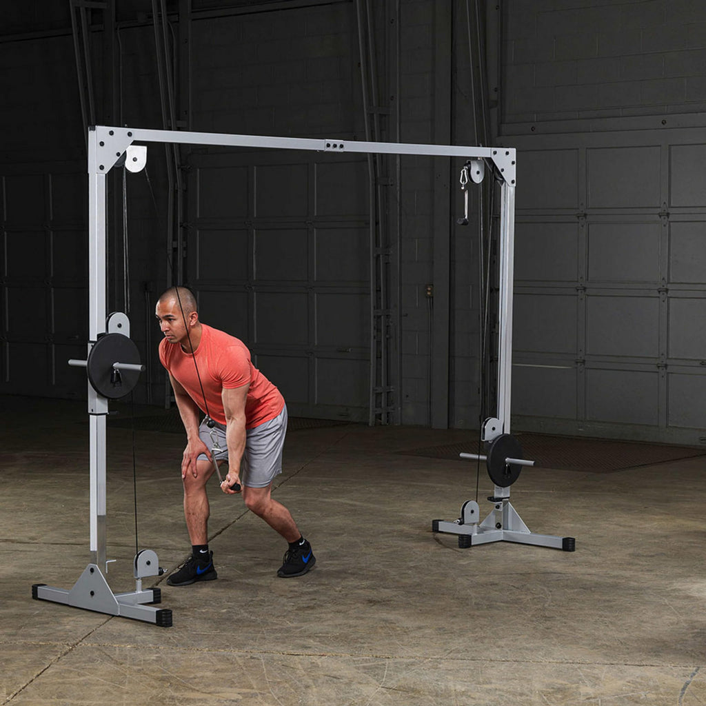 Transform your home gym into a professional training space with Body-Solid’s cable crossover and BFFT10B home gym—versatile, durable, and smooth, offering full-body strength training with endless exercise options.