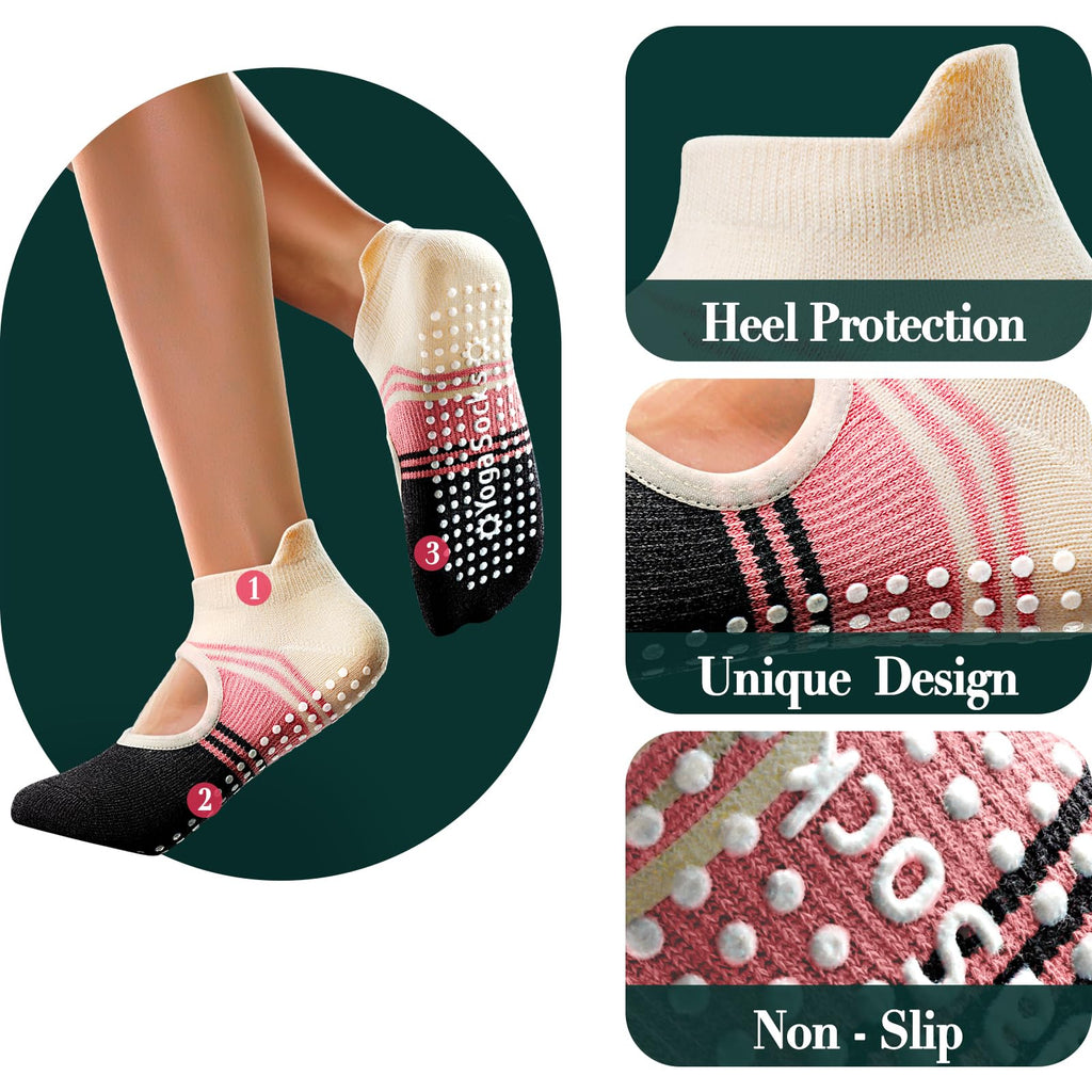 Train with confidence and comfort—these non-slip Pilates yoga socks deliver secure grip, breathable support, and stylish design for every workout, from barre to yoga and beyond.