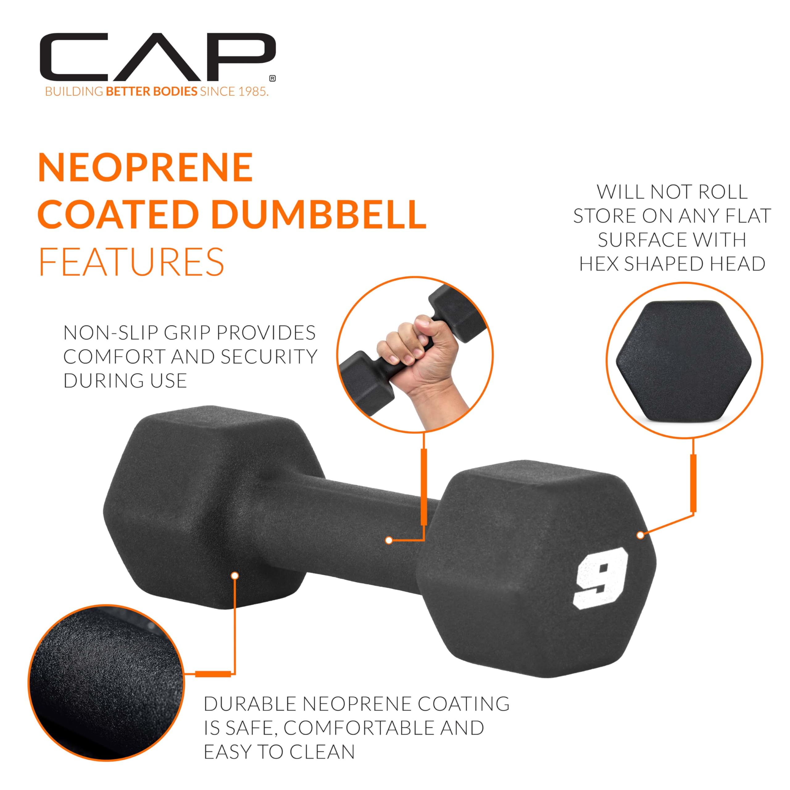 Build strength with confidence. These color-coded neoprene dumbbells offer a secure grip, durable construction, and a space-saving rack—perfect for toning, HIIT, and everyday home workouts.