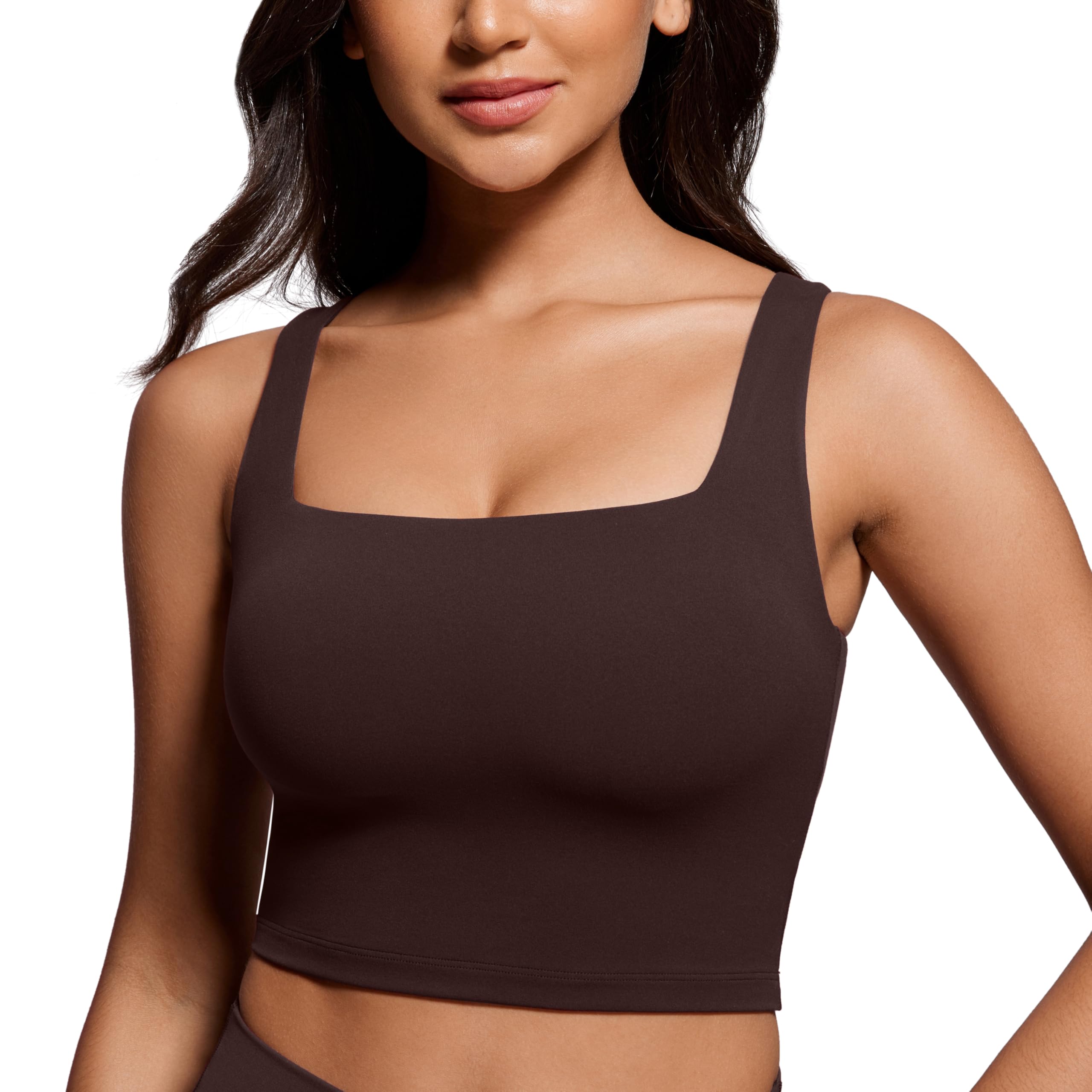 Elevate your every move with ultra-soft, sculpting comfort. This chic longline sports bra delivers light support, luxury stretch, and a flattering fit that pairs perfectly with any active lifestyle.