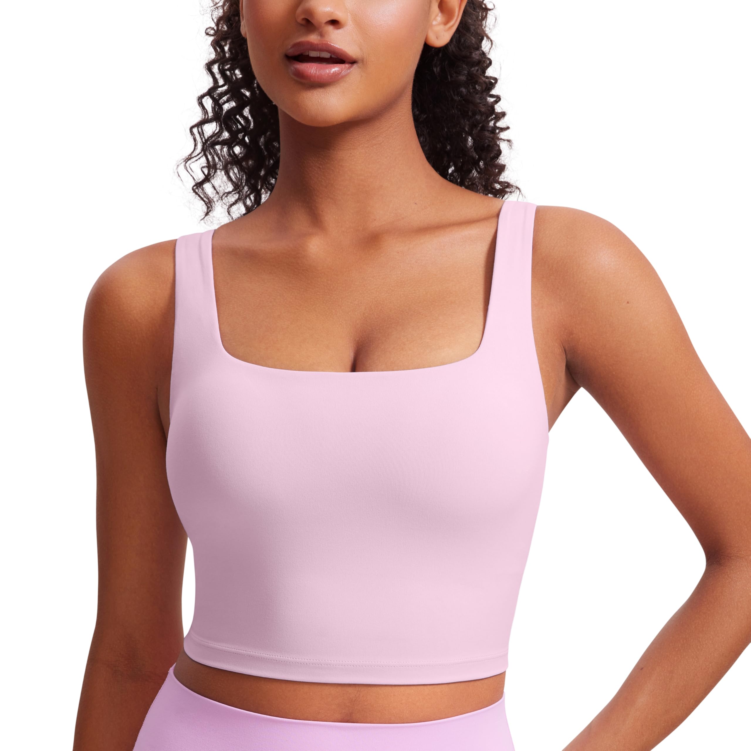 Elevate your every move with ultra-soft, sculpting comfort. This chic longline sports bra delivers light support, luxury stretch, and a flattering fit that pairs perfectly with any active lifestyle.