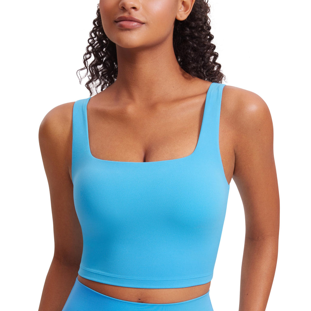 Elevate your every move with ultra-soft, sculpting comfort. This chic longline sports bra delivers light support, luxury stretch, and a flattering fit that pairs perfectly with any active lifestyle.