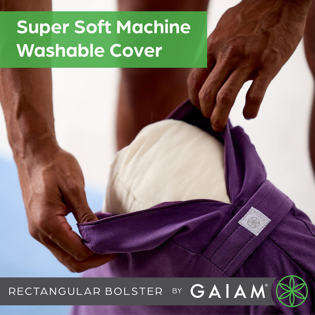 Support Your Practice Anywhere Enhance your yoga, meditation, or relaxation with this soft, natural-cotton bolster. Lightweight, portable, and machine-washable – comfort goes wherever you go!