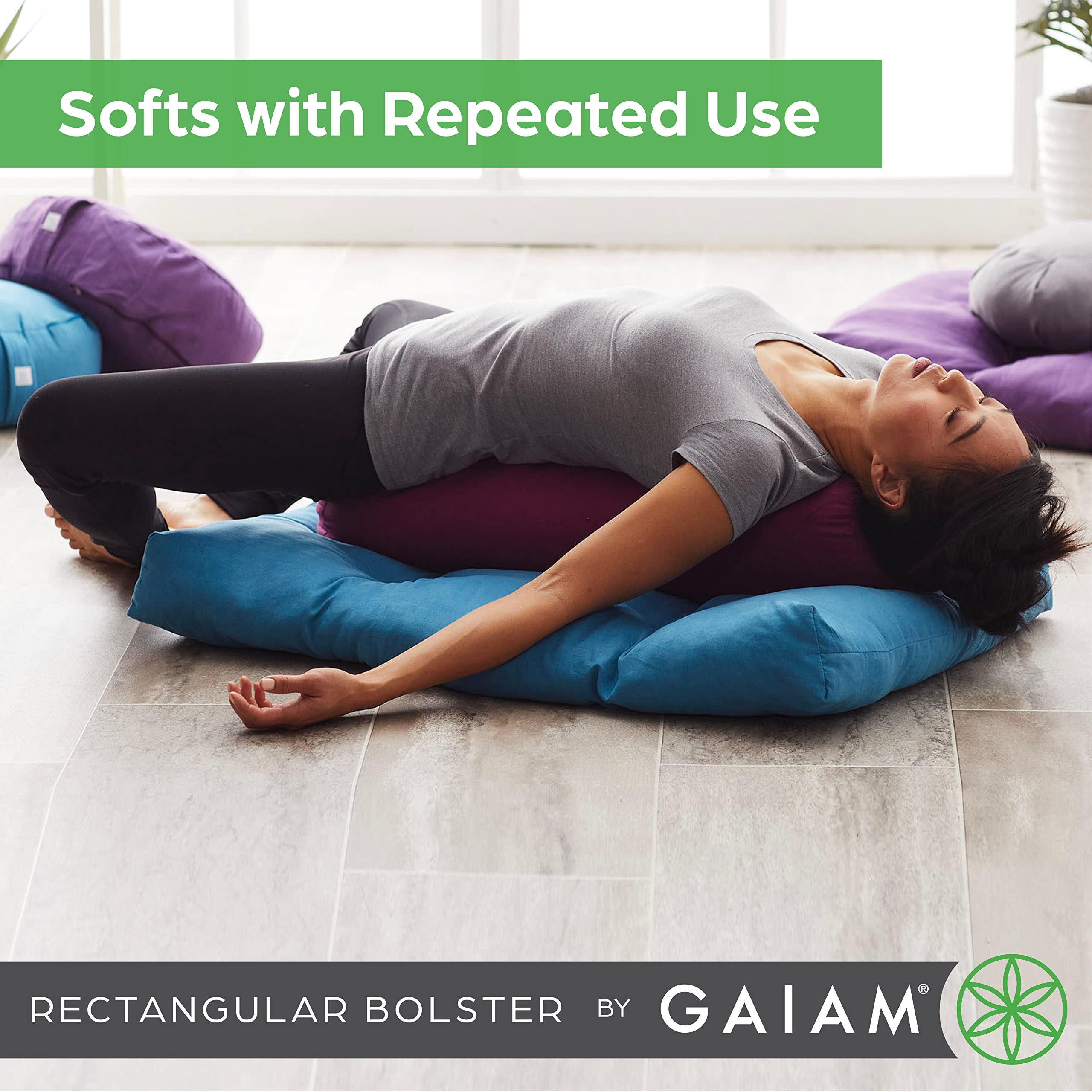 Support Your Practice Anywhere Enhance your yoga, meditation, or relaxation with this soft, natural-cotton bolster. Lightweight, portable, and machine-washable – comfort goes wherever you go!