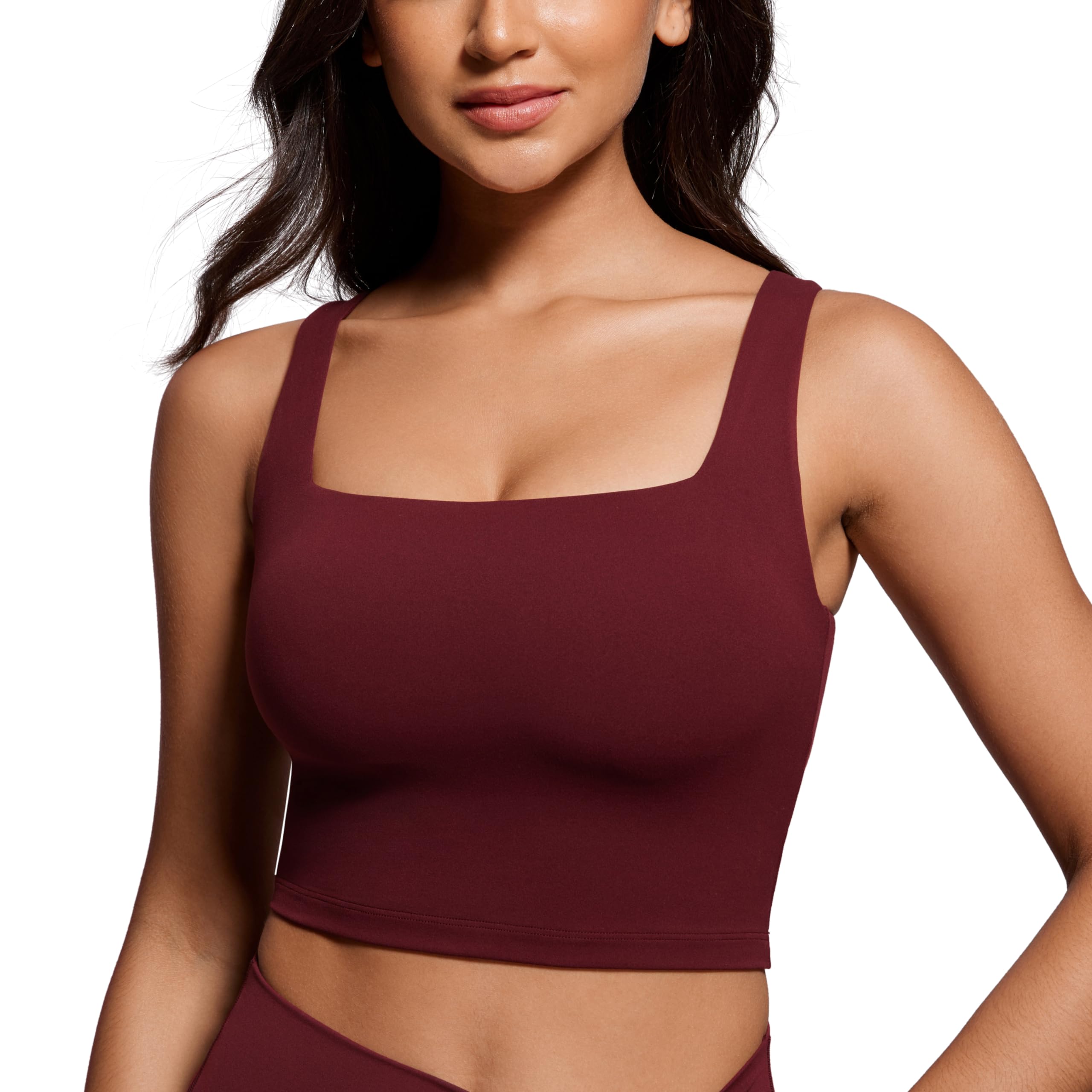 Elevate your every move with ultra-soft, sculpting comfort. This chic longline sports bra delivers light support, luxury stretch, and a flattering fit that pairs perfectly with any active lifestyle.
