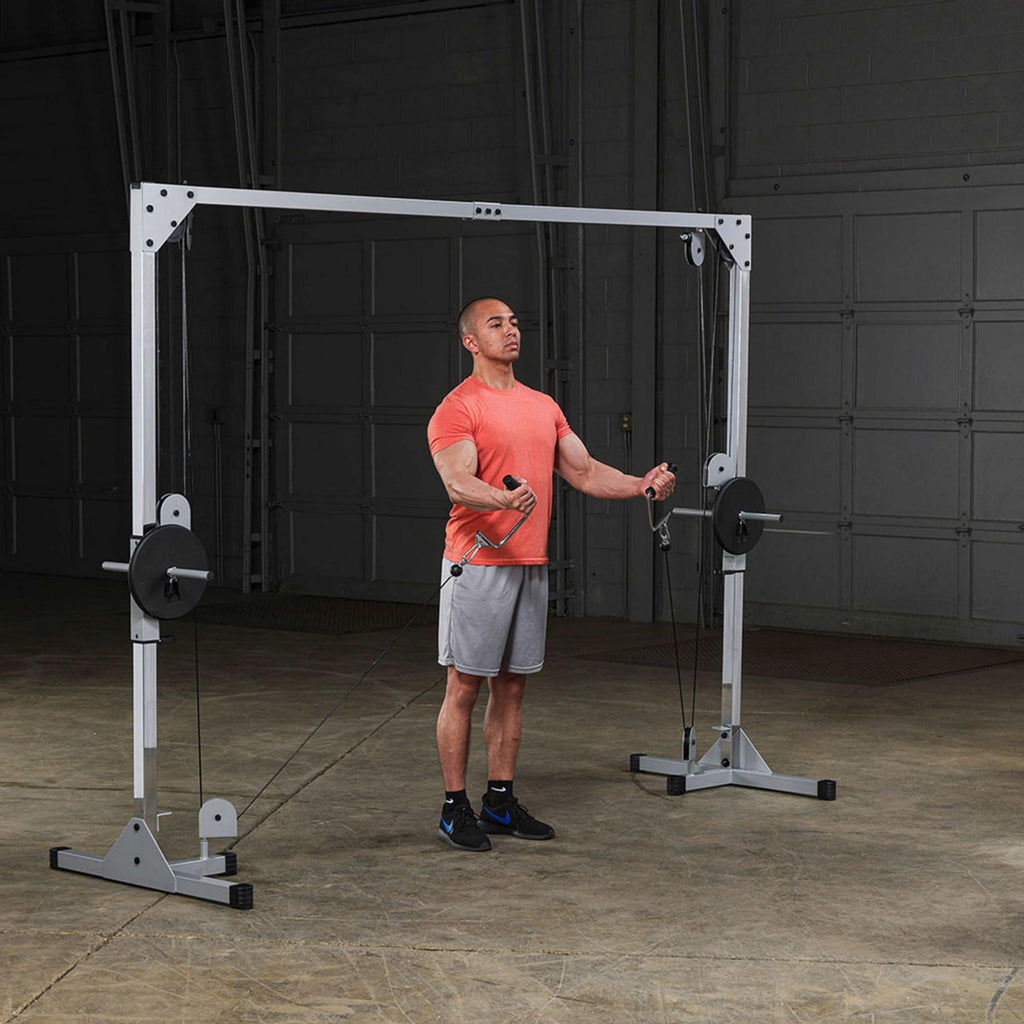 Transform your home gym into a professional training space with Body-Solid’s cable crossover and BFFT10B home gym—versatile, durable, and smooth, offering full-body strength training with endless exercise options.