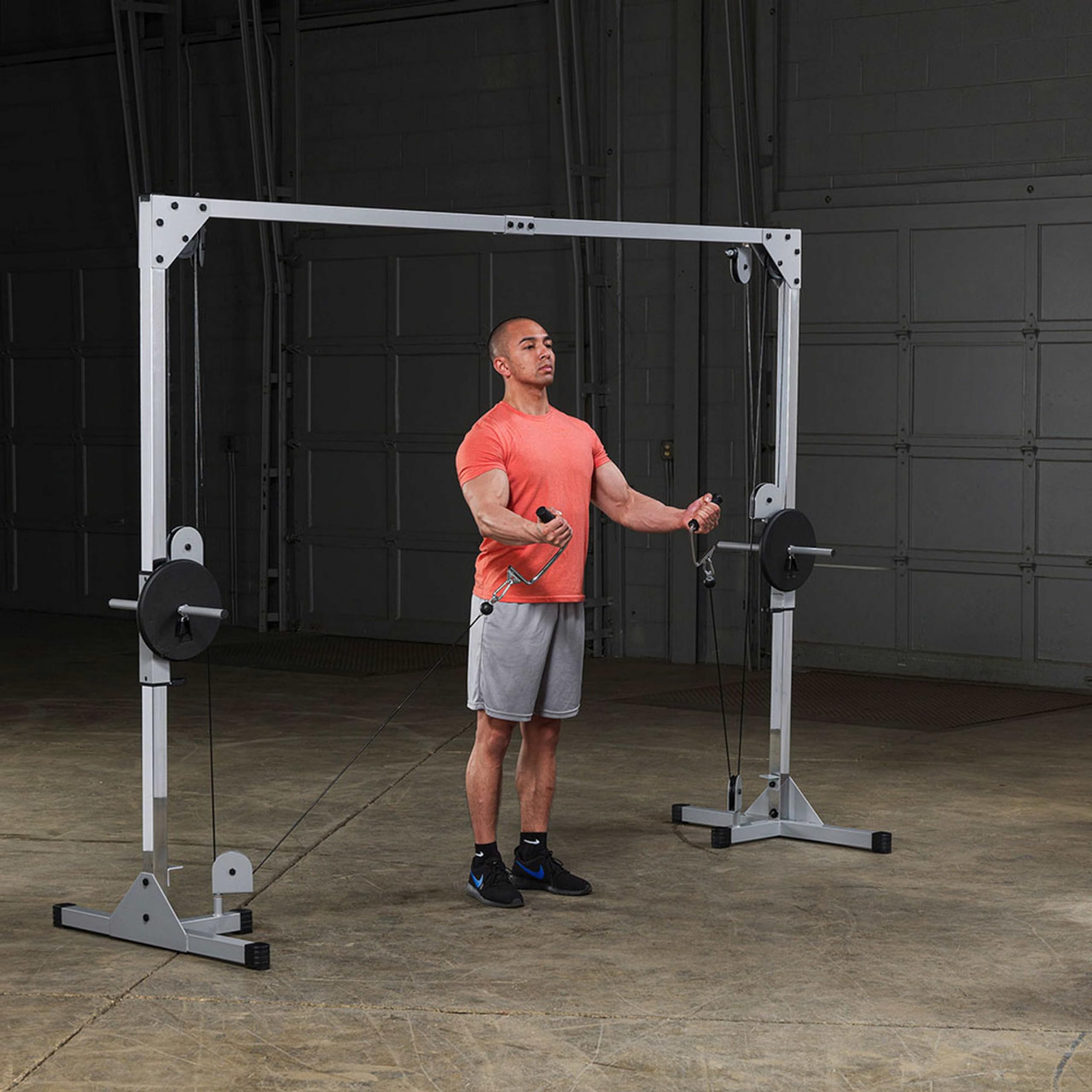 Transform your home gym into a professional training space with Body-Solid’s cable crossover and BFFT10B home gym—versatile, durable, and smooth, offering full-body strength training with endless exercise options.