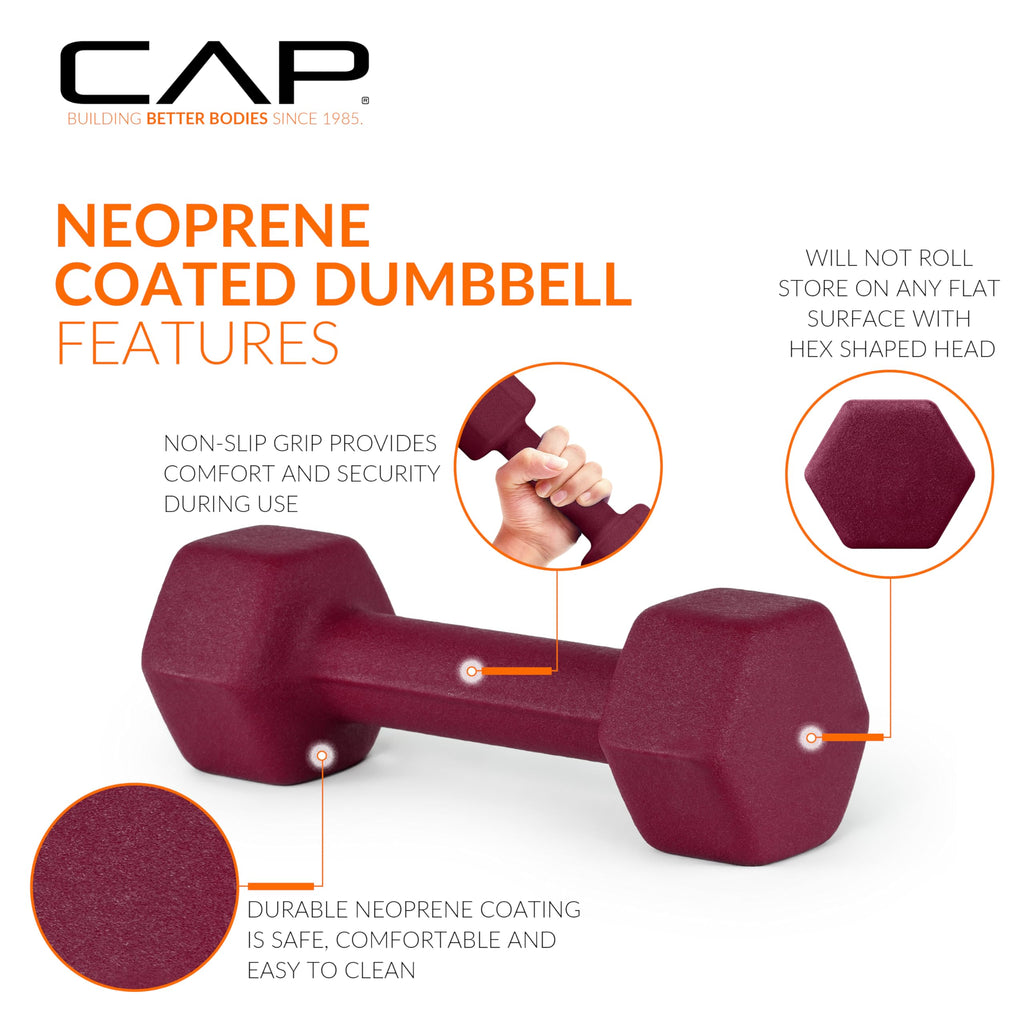Build strength with confidence. These color-coded neoprene dumbbells offer a secure grip, durable construction, and a space-saving rack—perfect for toning, HIIT, and everyday home workouts.