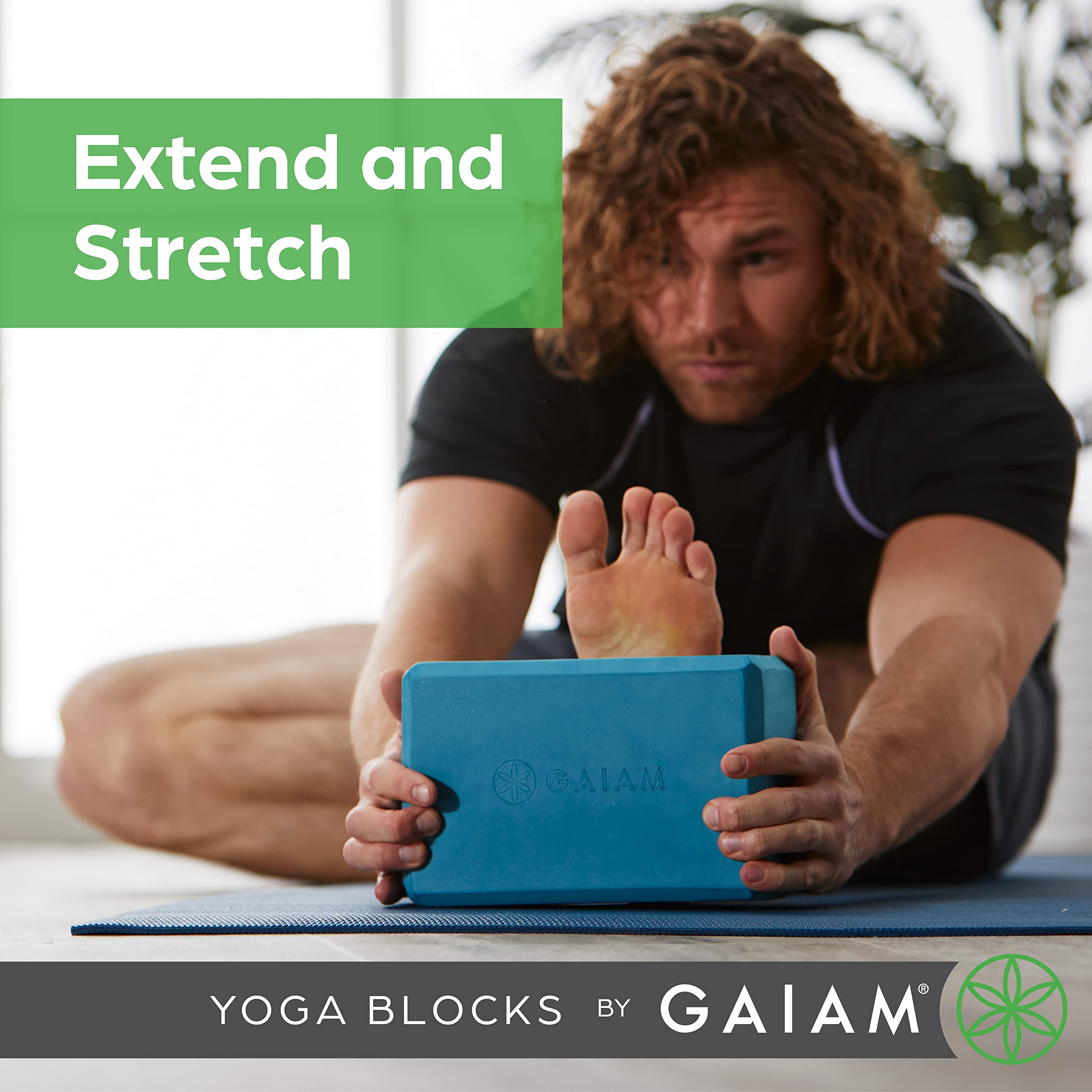 nhance stability, balance, and flexibility with the Gaiam Yoga Block & Strap Combo – durable, non-slip foam block and cotton strap help deepen stretches and safely modify poses for all skill levels.