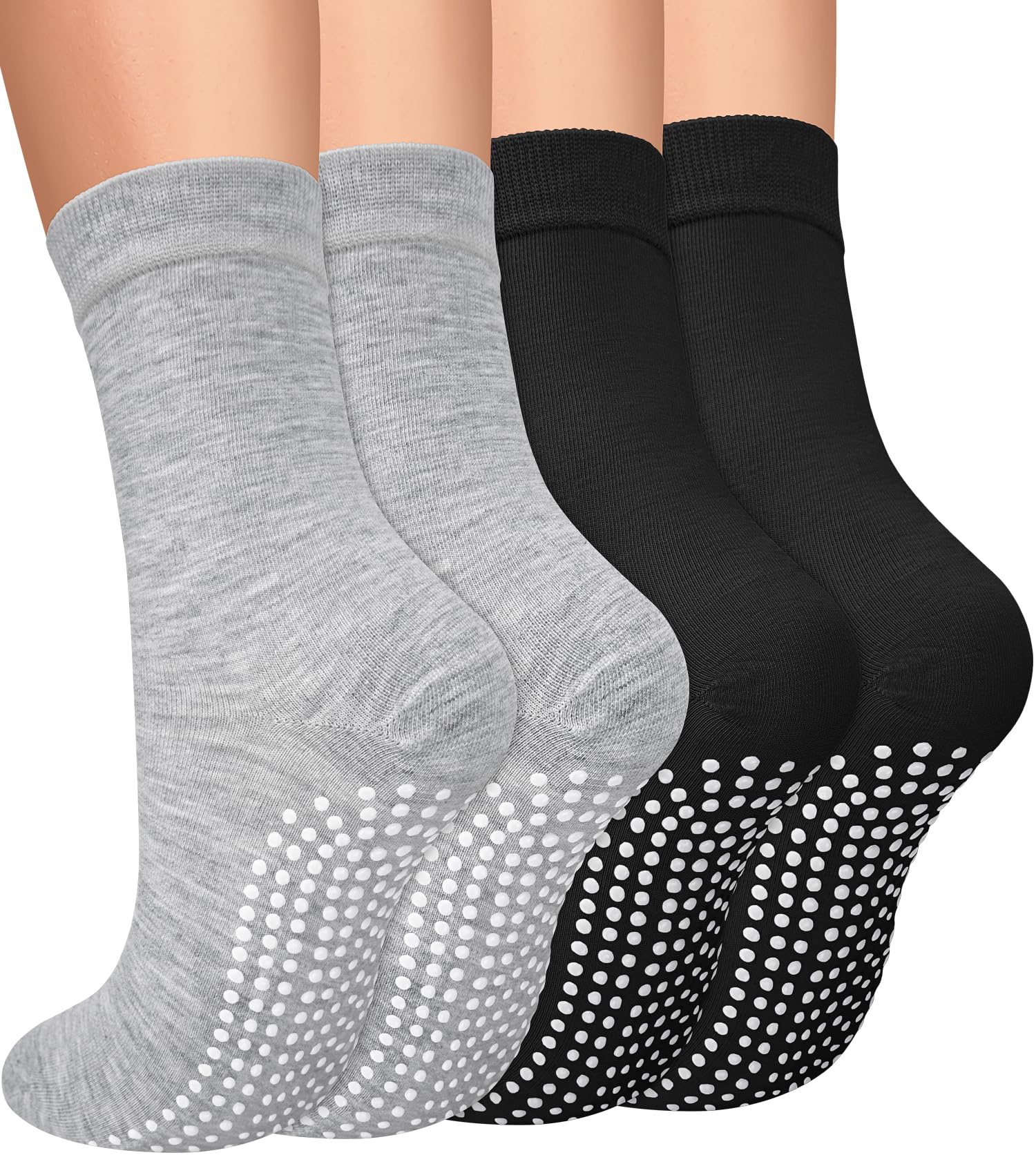 Stay safe, stable, and stylish with non-slip Pilates socks—breathable, cushioned, and perfect for yoga, barre, studio workouts, or home use. Comfort and grip in every step.